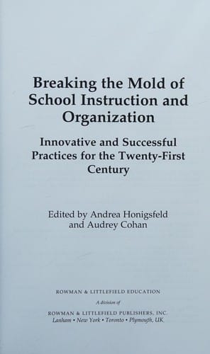 Breaking the mold of preservice and inservice teacher education