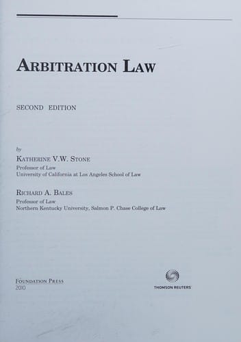 Arbitration law