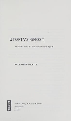 Utopia's ghost