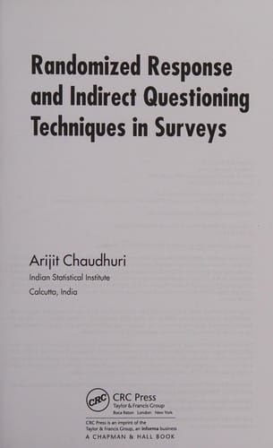 Randomized response and indirect questioning techniques in surveys