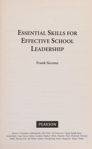 Essential skills for effective school leadership