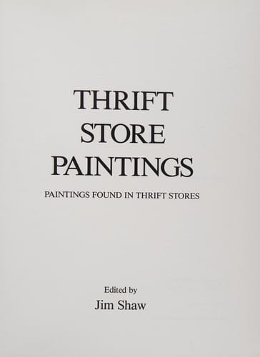 Thrift store paintings