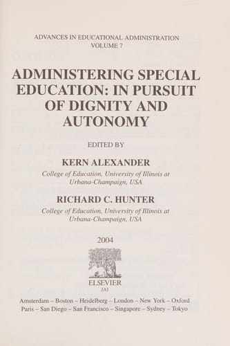 Administering special education