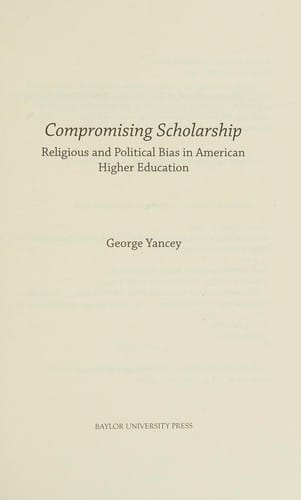Compromising scholarship