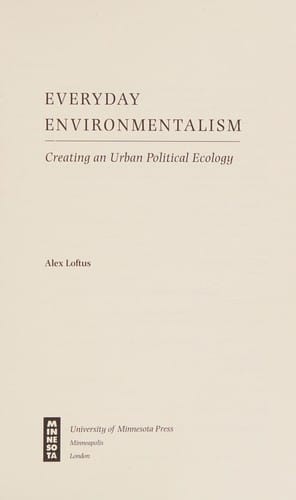 Everyday environmentalism