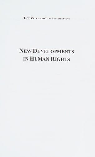 New developments in human rights