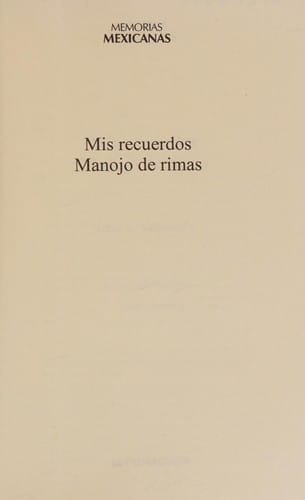 Mis recuerdos