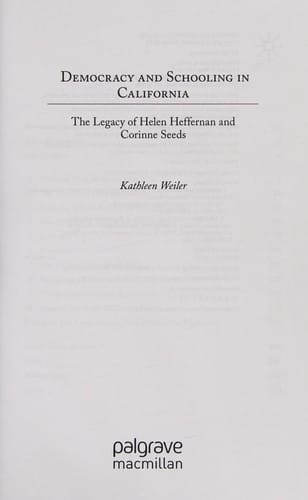 Democracy and schooling in California