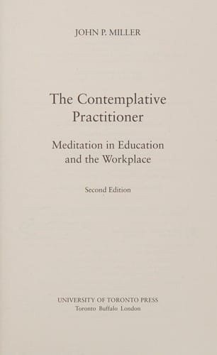 The contemplative practitioner