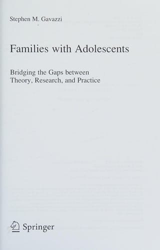 Families with adolescents