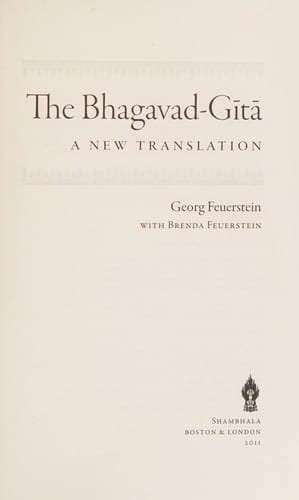 The Bhagavad-Gita