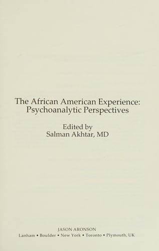The African American experience