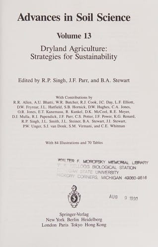 Dryland agriculture