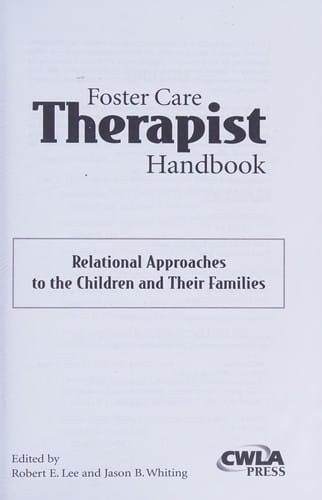 Foster care therapist handbook