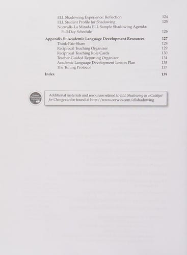 ELL shadowing as a catalyst for change