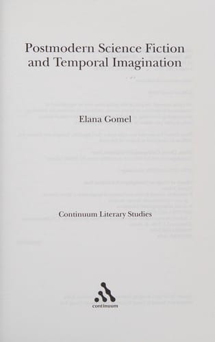 Postmodern science fiction and temporal imagination