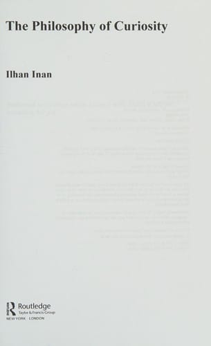 The philosophy of curiosity