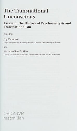 The transnational unconscious