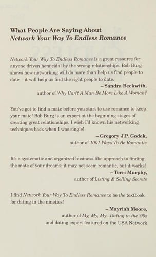 Network your way to endless romance