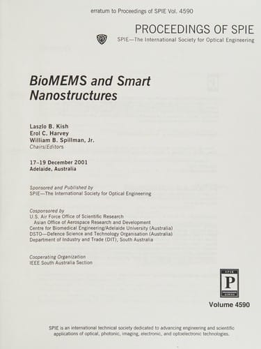 BioMEMS and smart nanostructures