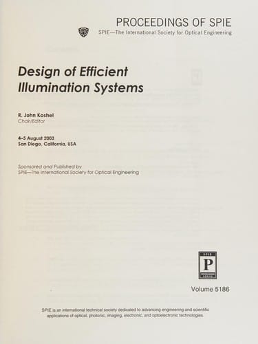 Design of efficient illumination systems