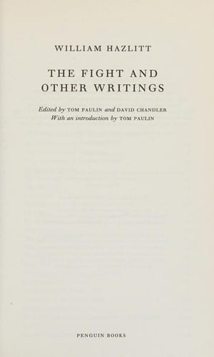 The fight and other writings