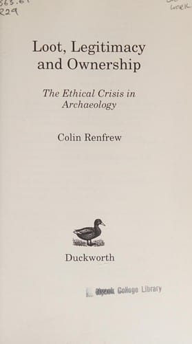 Loot, legitimacy and ownership