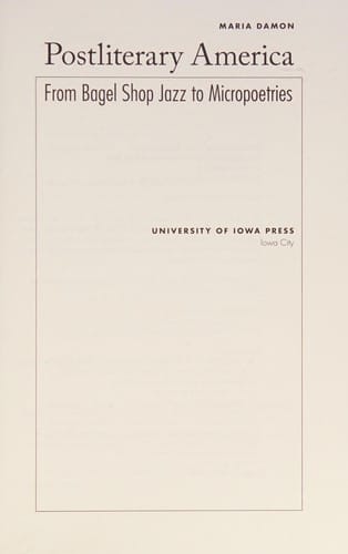 Postliterary America