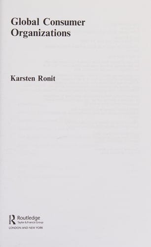 Global consumer organizations