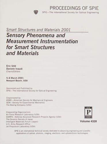 Smart structures and materials 2001