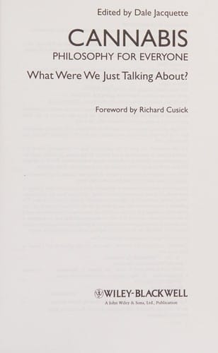 Cannabis & philosophy