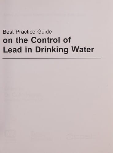 Best practice guide on the control of lead in drinking water
