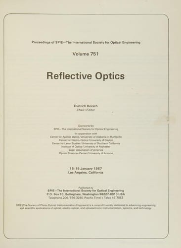 Reflective optics