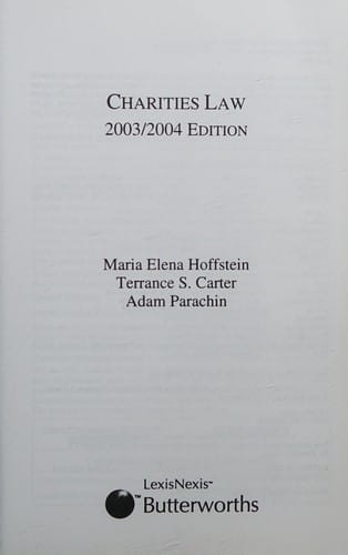 Charities law
