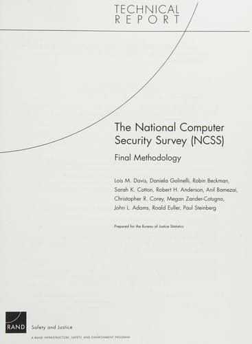 National computer security survey
