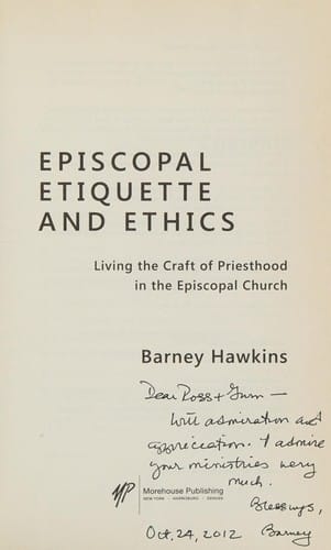Episcopal etiquette and ethics