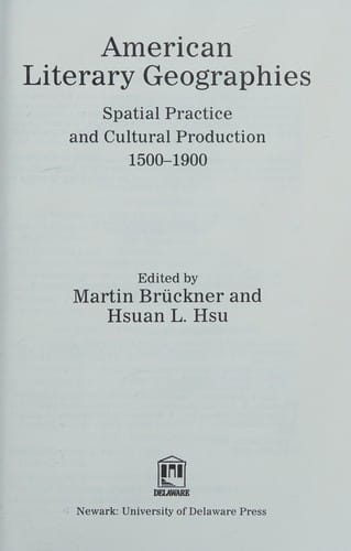 American literary geographies