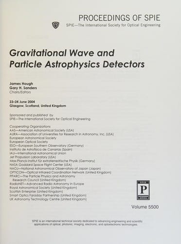 Gravitational wave and particle astrophysics detectors