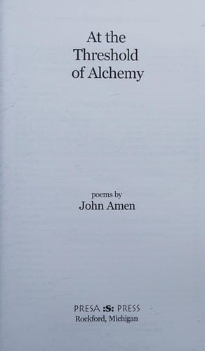 At the threshold of Alchemy