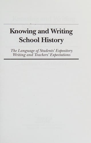Knowing and writing school history