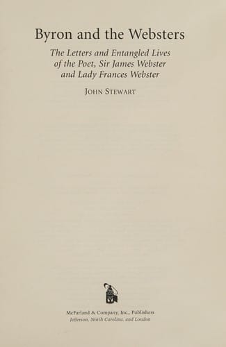 Byron and the Websters