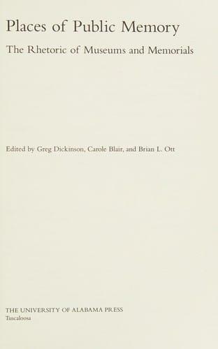 Places of public memory