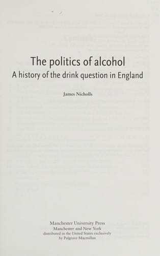 Politics of alcohol