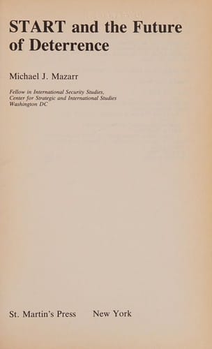 START and the future of deterrence