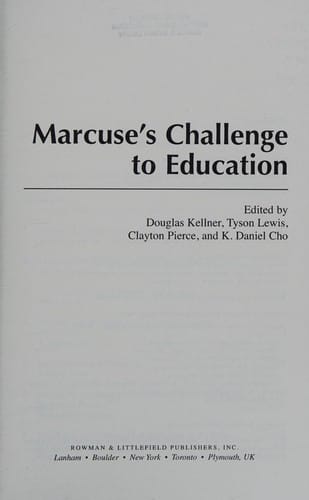 Marcuse's challenge to education