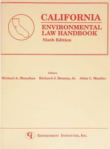 California environmental law handbook