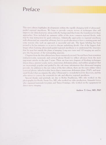 Atlas of ultrasound-guided regional anesthesia