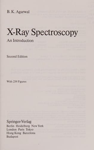 X-ray spectroscopy