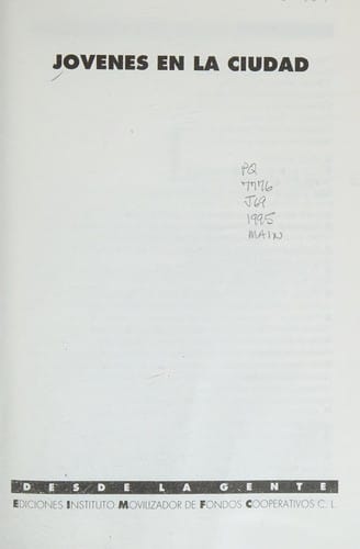 Jóvenes en la ciudad