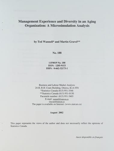 Management experience and diversity in an aging organization